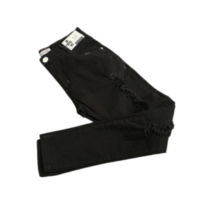 Calça Jeans Preta Rasgado